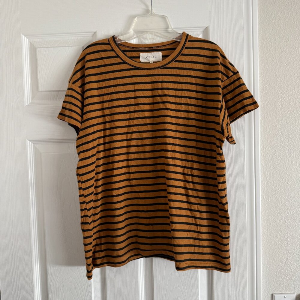 The Great striped boxy crew // Size 2 (equivalent to a M) // EUC